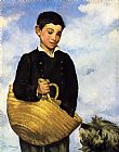 Dog Canvas Paintings - Boy with Dog